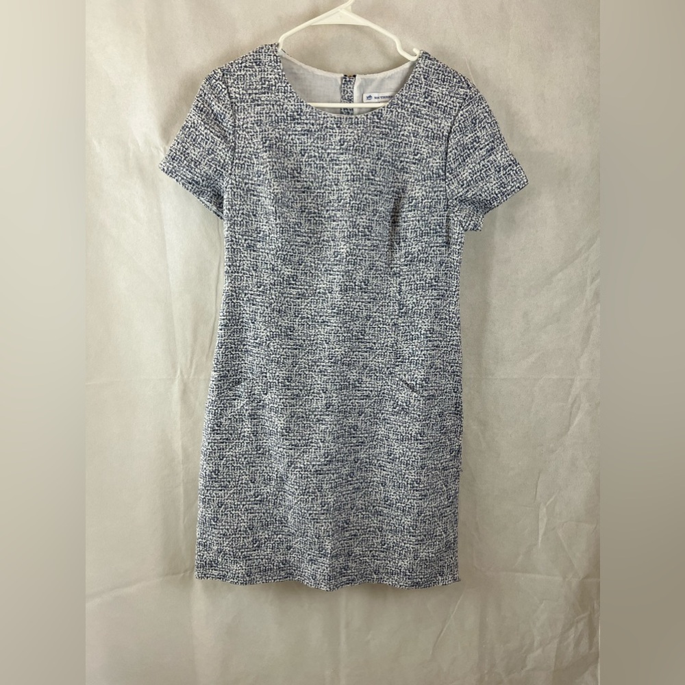 Southern Tide Blue and White Midi Dress